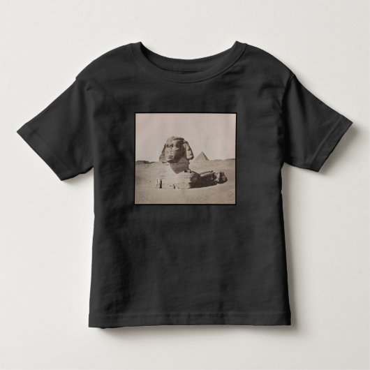 1887 Große Sphinx von Gizeh Nekropolis in Ägypten Kleinkind T-shirt (Vorderseite)