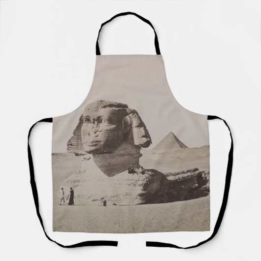 1887 Große Sphinx von Gizeh Nekropolis in Ägypten Schürze (Vorderseite)