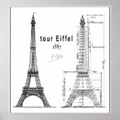 1887 TOUR EIFFEL POSTER (Vorne)