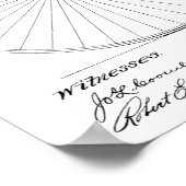 1887 Vintages Fahrrad-Patent Art Printwerbung Poster (Ecke)