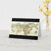 1888 Karte Göteborgs Schweden von Ludvig Simon (Gelbe Blume)