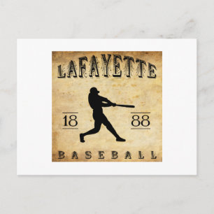 1888 Lafayette Indiana Baseball Postkarte