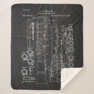 1888 Oboe oder Englisch Horn - Zeichnend Patent Sherpadecke