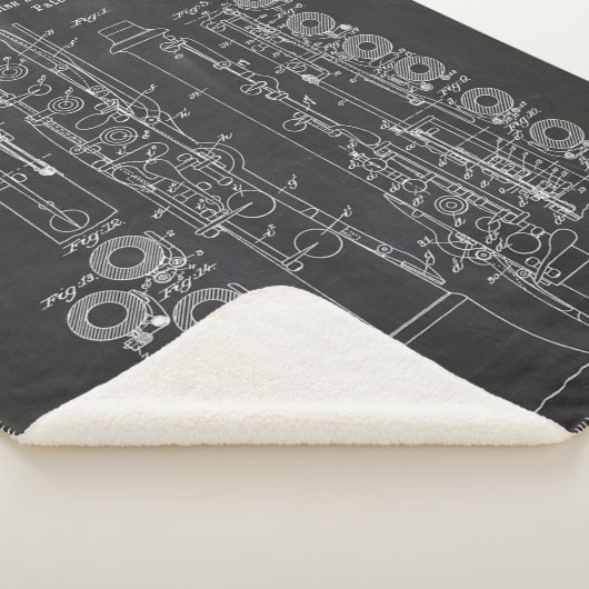 1888 Oboe oder Englisch Horn - Zeichnend Patent Sherpadecke (3/4)