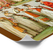 1888 Regency Shawls, Zeichnend Mode Poster (Ecke)