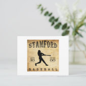 1888 Stamford Connecticut Baseball Postkarte (Stehend Vorderseite)