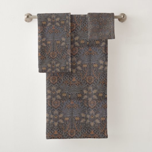 1888 Vintag William Morris Ispahan Badhandtuch Set (Insitu)
