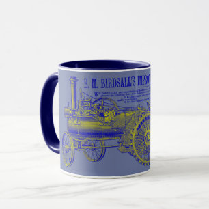 1889 Birdsall's Steam Traction Farm Tasse
