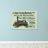 1889 Drohmaschine Motor Leinwanddruck (Insitu (Holzboden))