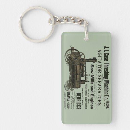 1889 Drohmaschine Motor Schlüsselanhänger (Vorderseite)