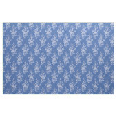 1889 Floral, Mittel blau Stoff (Fat Quarter (45,7 x 55,9 cm))
