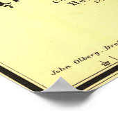 1889 Indian Territory Map Poster (Ecke)