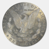 1889 Morgan Silver Dollar Schwanz