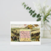 1889 North Dakota Postkarte (Stehend Vorderseite)