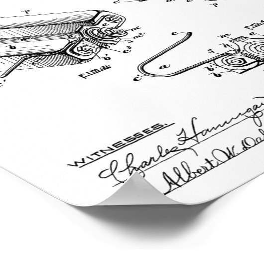 1890 Biketoilette Poster (Ecke)