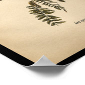 1890 Bird Print Red-mit Augen Vireo Poster (Ecke)