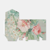 1890 Britische Vintage Fabric Rose & Daisies Geschenkschachtel (Ungefaltet)