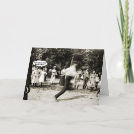 1890 ' FOTO des S-JUNGEN-LAUFENDES Karte