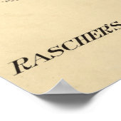 1890 Karte des Chicagoer Meatpackdistrikts Poster (Ecke)