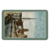 1890 Mechelen Malines Dyle River Magnet (Horizontal)