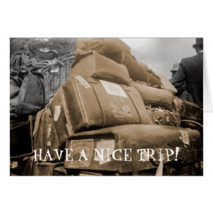 1890 Reisegepäck auf dem Wagenaufenthalt Teamster