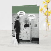 1890 ' S-SPIEGEL-REFLEXIONS-MANN, DER MIT SPRICHT KARTE (Gelbe Blume)