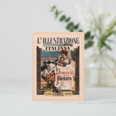 1890 Titelblatt des italienischen Jugendmagazins Postkarte (Stehend Vorderseite)