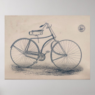 1890 Vintage-Bicycle-Magazin-Werbeanzeige Kunst Dr Poster