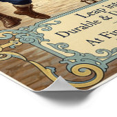 1890 Vintage Jolly Kids Clothes Advertising Poster (Ecke)