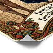 1890 Vintage Tiniest Toggery Clothes Advertising Poster (Ecke)