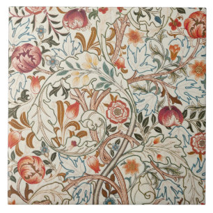 1890 Vintage William Morris Acanthus Portiere Fliese
