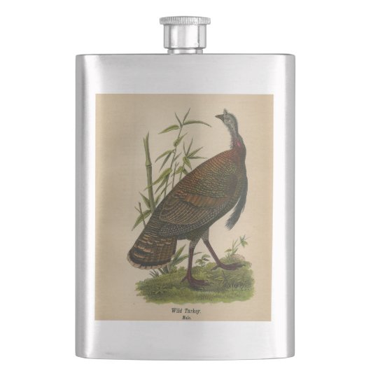 1890 Wild Turkey Flasche Flachmann (Vorderseite)