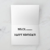 1890ER FOTO FUNNY GEBURTSTAG MAN AUF TELEFONFLASCH KARTE (Innenseite)