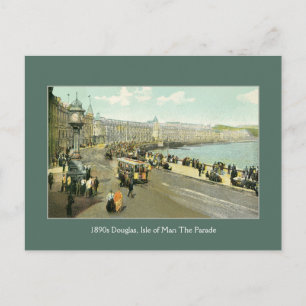 1890er Isle of Man, Douglas, The Parade Postkarte