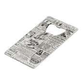 1890er Jahre bezaubernde Viktorianische Zeitungsan Geldbeutel Flaschenöffner (Vorderseite Schrägansicht)