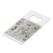 1890er Jahre bezaubernde Viktorianische Zeitungsan Geldbeutel Flaschenöffner (Rückseite Schrägansicht)