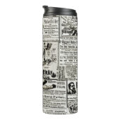 1890er Jahre bezaubernde Viktorianische Zeitungsan Thermosbecher (Nach rechts gedreht)