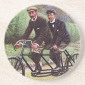 1890's Tandemfahrrad-Untersetzer Getränkeuntersetzer (Vorne)