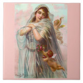 1891 Edouard Bisson The Fiancée Fliese (Vorderseite)