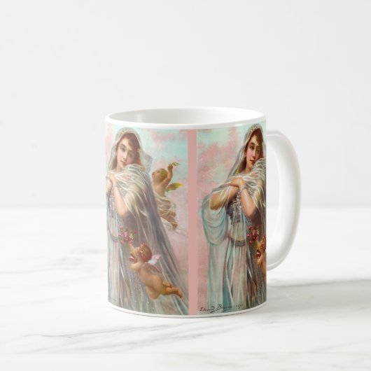 1891 Edouard Bisson The Fiancée Kaffeetasse (VorderseiteRechts)