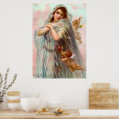 1891 Edouard Bisson The Fiancée Poster (Küche)