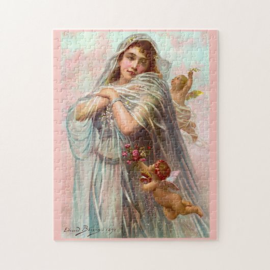 1891 Edouard Bisson The Fiancée Puzzle (Vertikal)