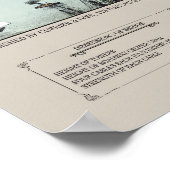 1892 Currier & Ives Brooklyn Bridge Lithograph Poster (Ecke)