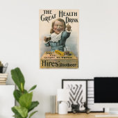 1892 Hires Root Beer Poster (Heimbüro)