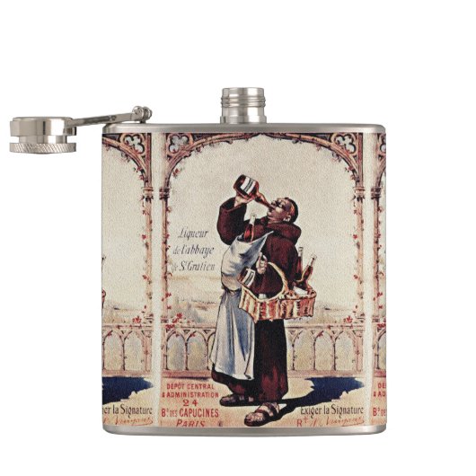 1892 Niedlich Mönchsquor Flachmann (Geöffnet)