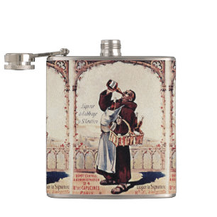 1892 niedlicher Mönch-Alkohol Flachmann