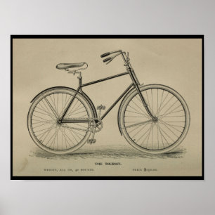 1892 Vintage-Tourenfahrrad-Magazin-Werbeplakat Poster