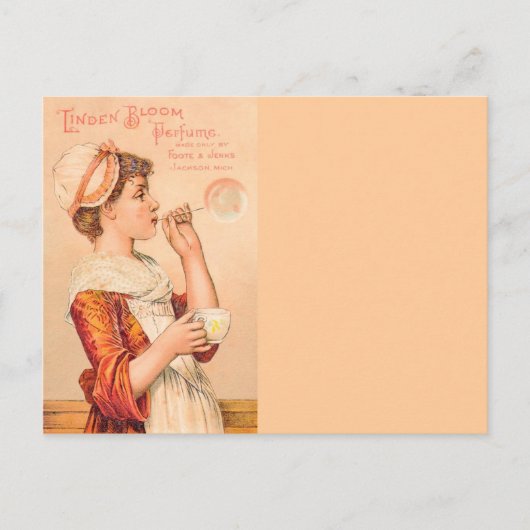 1893 Linden Bloom Parume Postkarte (Vorderseite)