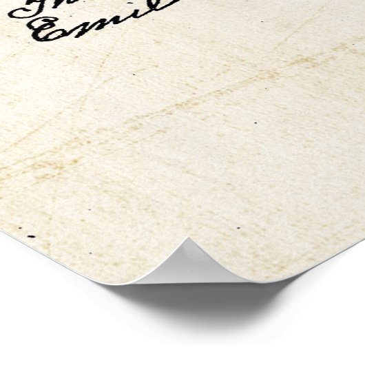 1893 Mechanisches Pferd Patentschrift Poster (Ecke)