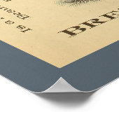 1893 Quinton Scorcher Bicycle Ad Art Poster (Ecke)